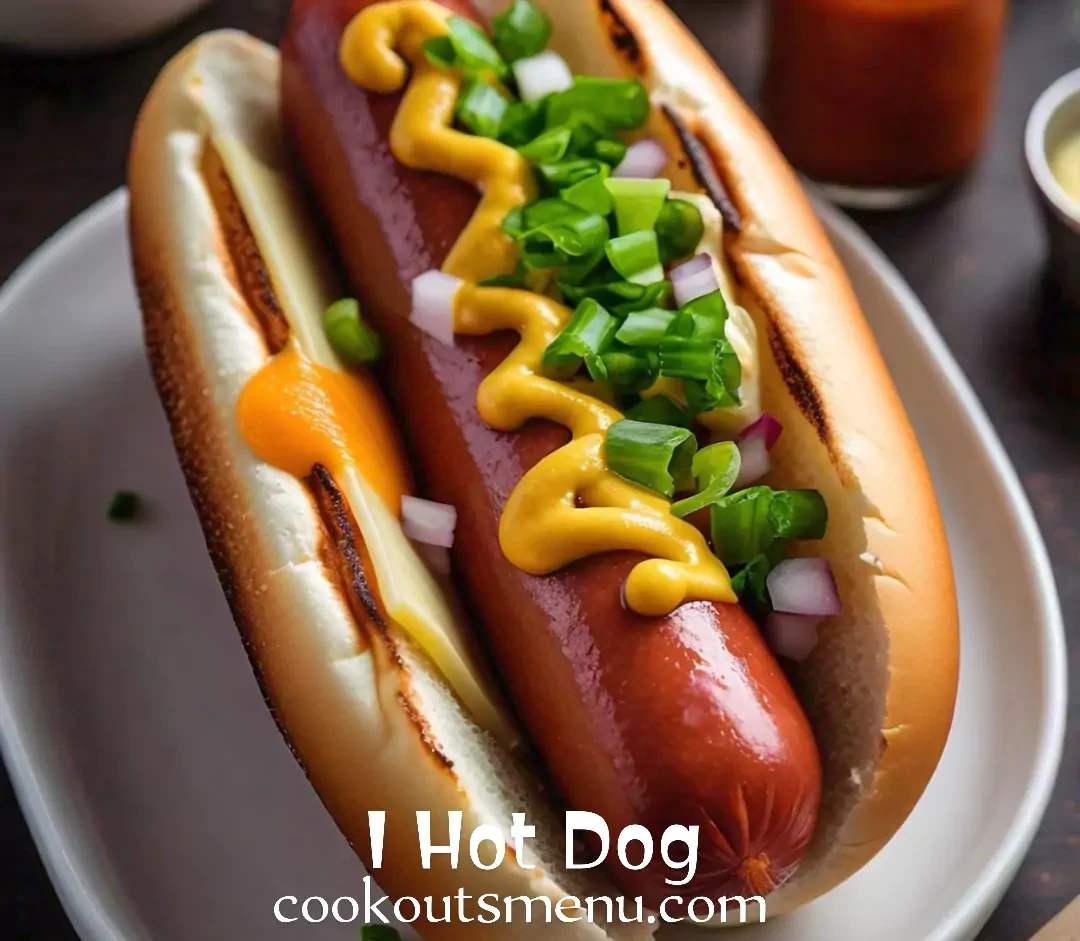 Cookout Hot Dogs Menu Prices, Calories & Combos