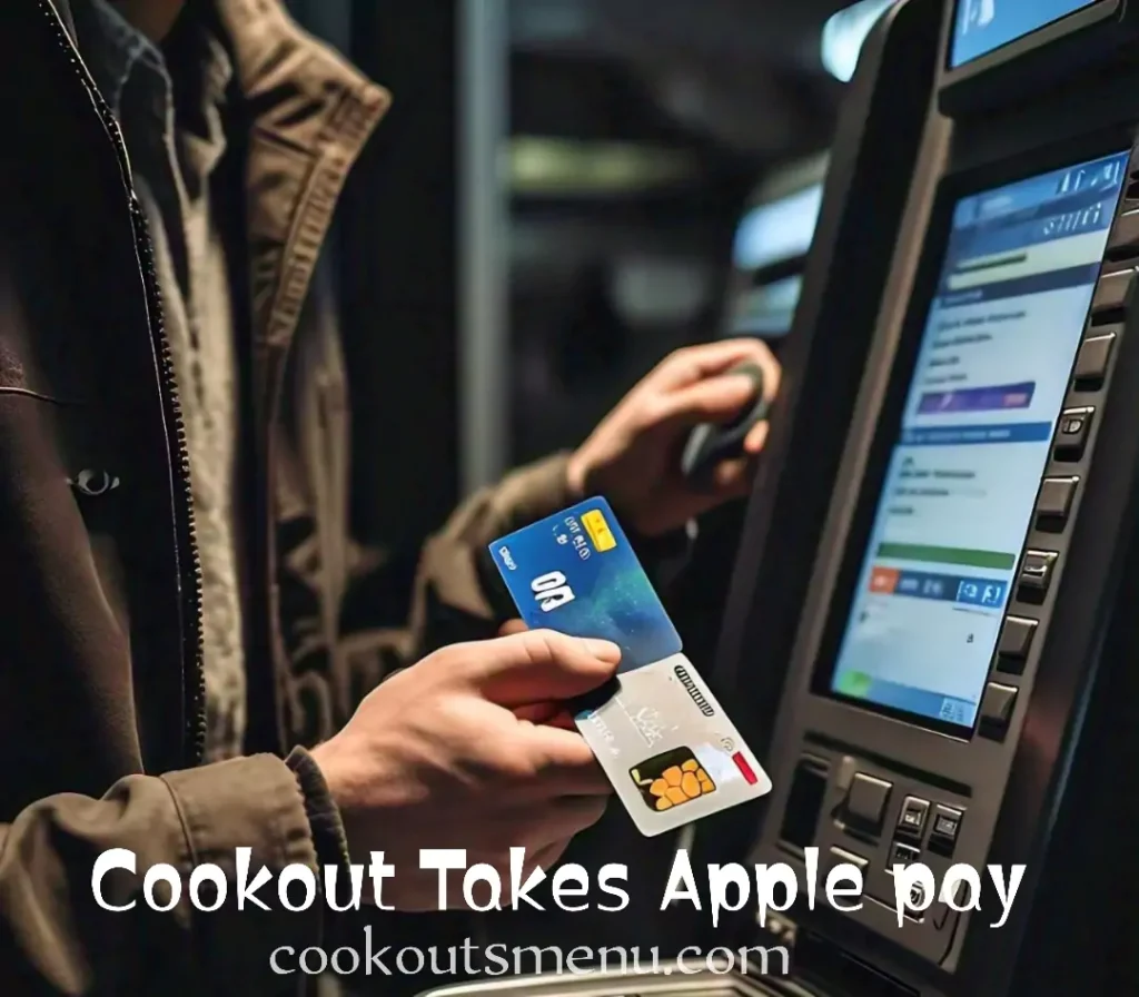 Does Cook Out Takes Apple Pay
