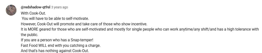 Cookout Careers: Your Guide to a Thriving Career Path in the USA 3 Cookout Job Reviews