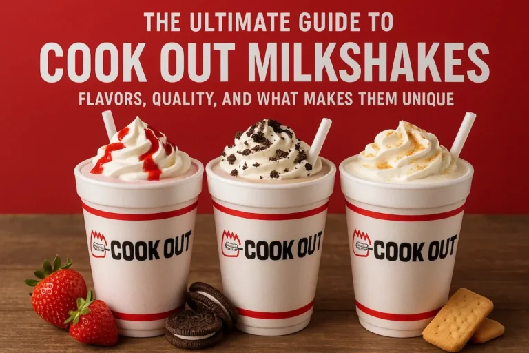 The Ultimate Guide to Cook Out Milkshakes Flavors, Quality, and What Makes Them Unique