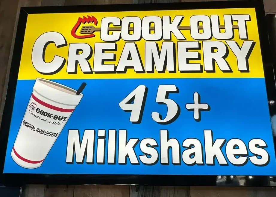 cookouts milkshakes