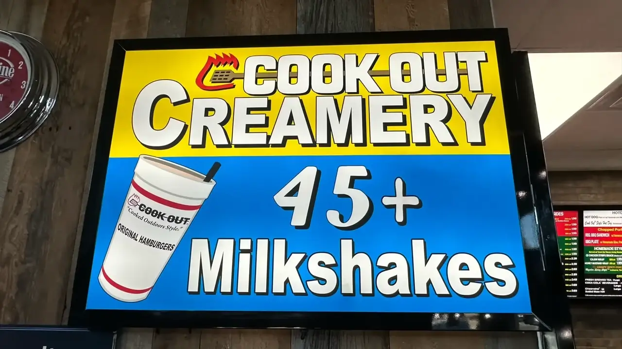 cookouts milkshakes