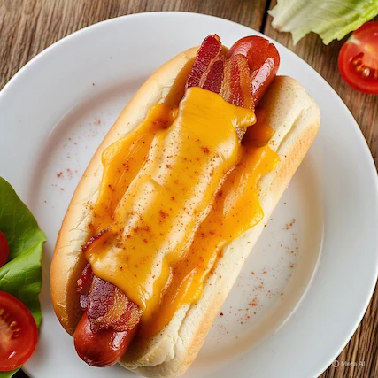 Bacon Cheddar Hot Dog