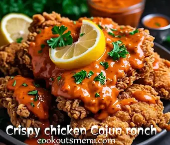 Cajun Ranch-Crispy Chicken