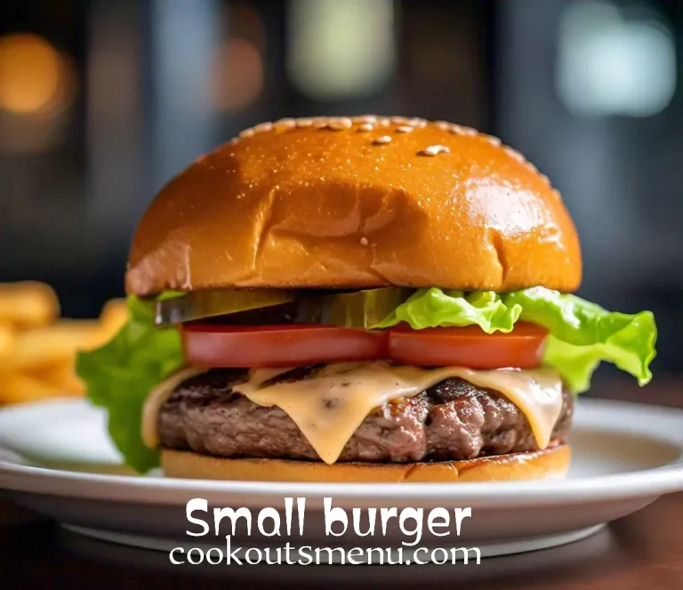 small burger