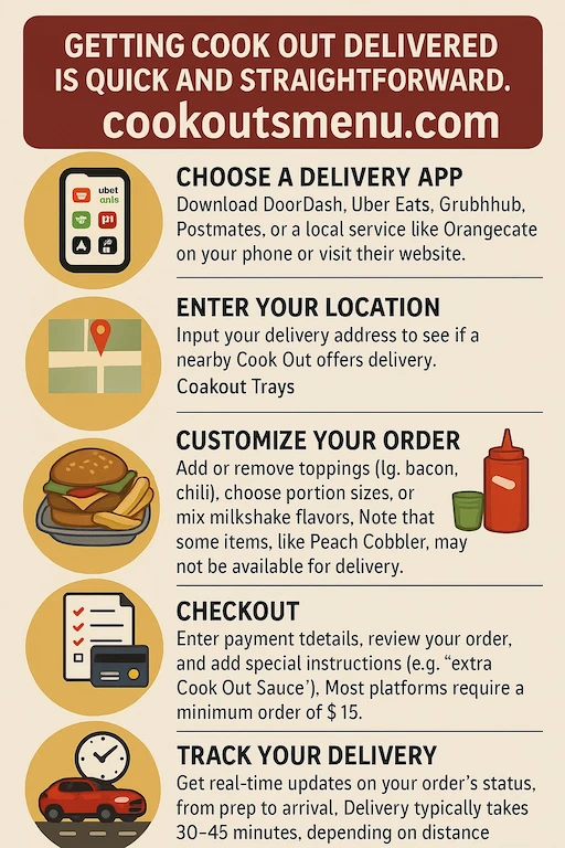 Infographics Cook Out Delivery